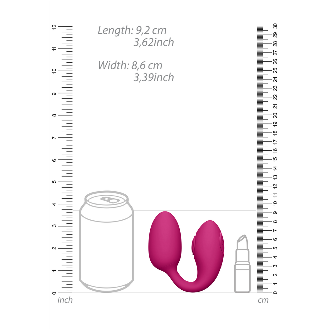 Aika Vibrating Love Egg Pink – Double G-spot & Clitoral Stimulator