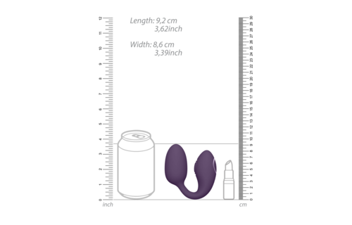 Aika Lila Vibrierendes Liebes-Ei mit Pulse-Wave-Motor