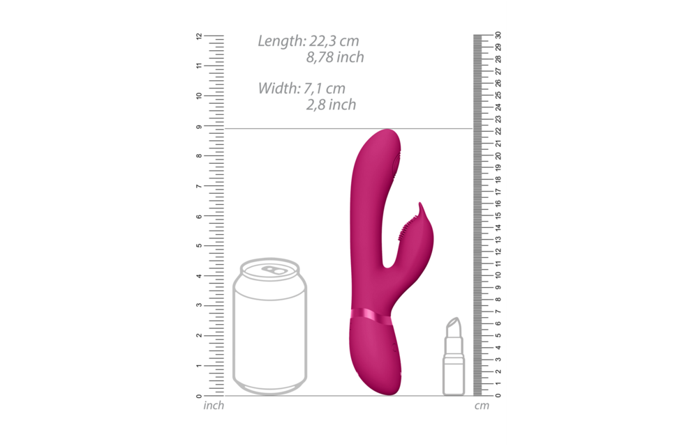 Aimi - Pulse Wave Vibrating G-Spot Rabbit - Roze