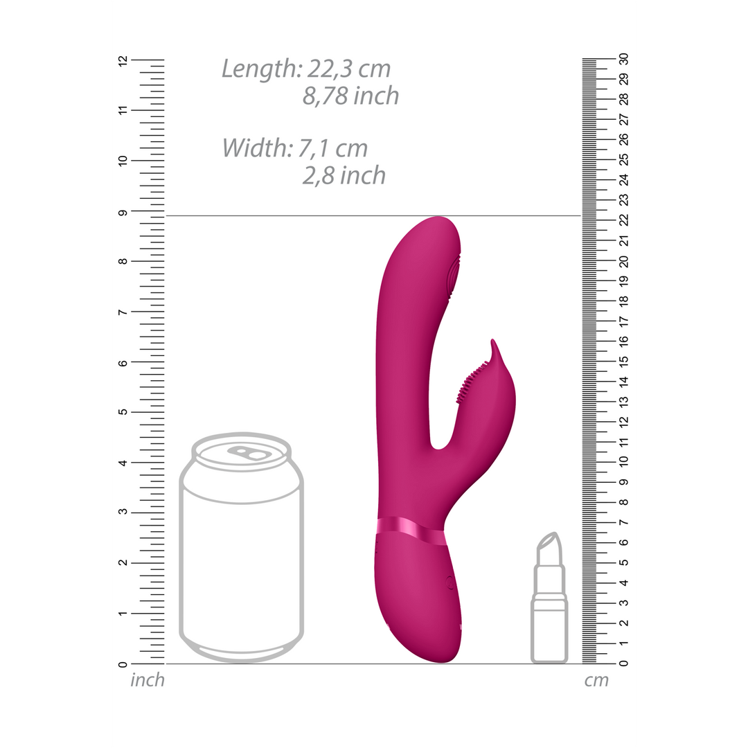 Aimi - Pulse Wave Vibrating G-Spot Rabbit - Rosa