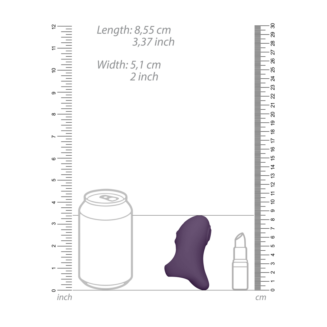 Hana - Pulse Wave Finger Vibrator - Purple