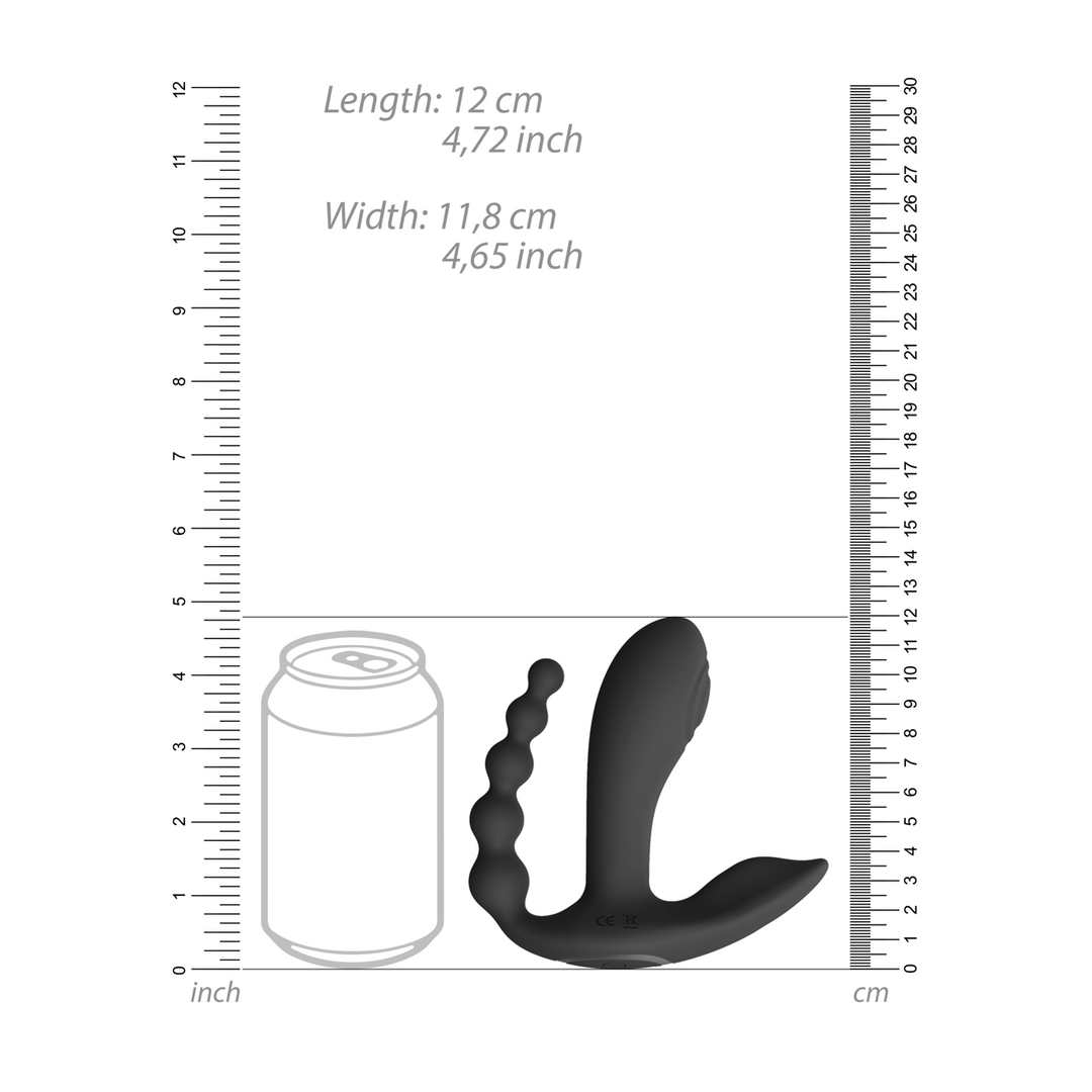 KATA Pulse Wave Vibrator - Stil, Krachtig & Veelzijdig Zwart