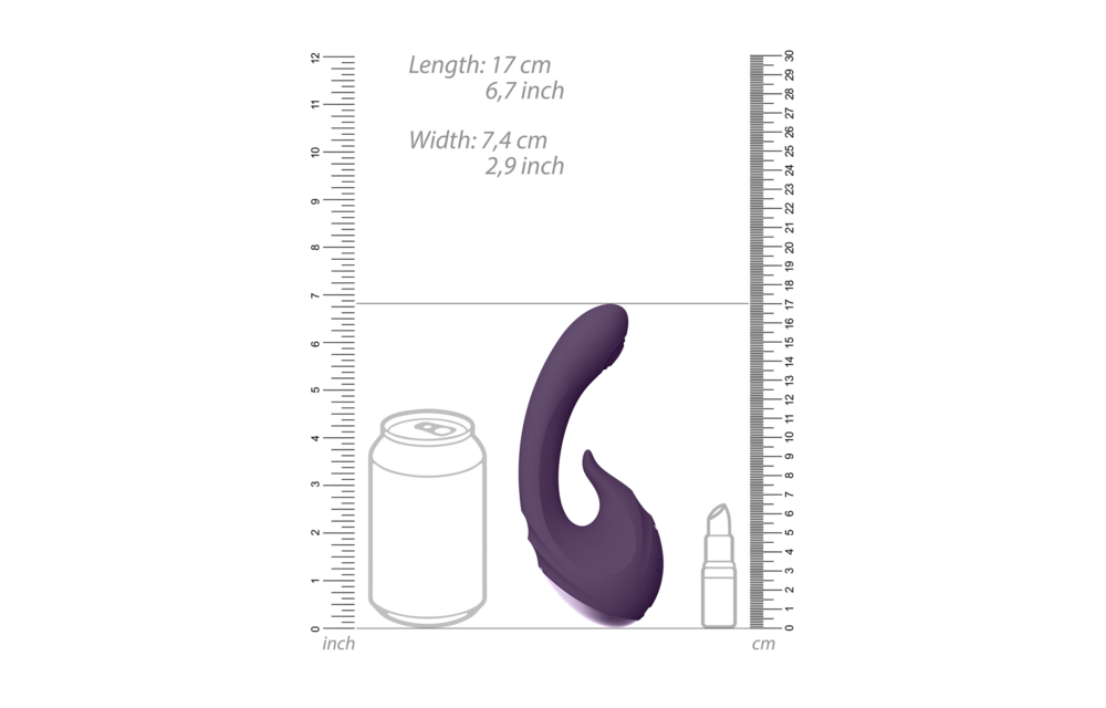 Miki G-Spot Vibrator Purple | Pulse Wave & Flickering Pleasure