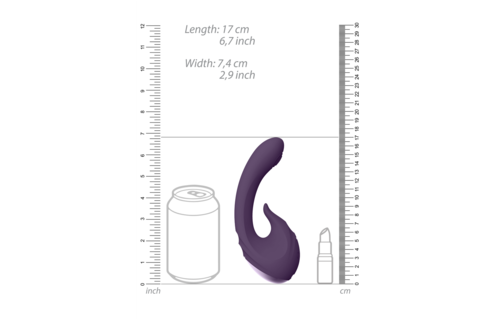 Miki G-Spot Vibrator Paars | Pulse Wave & Flickering Genot