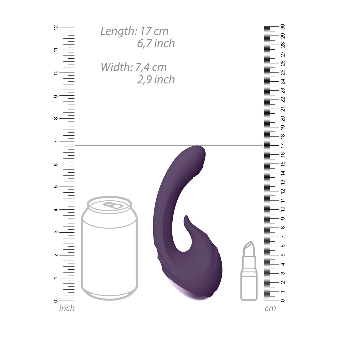 Miki - Pulse Wave Flickering G-Spot Vibrator - Paars