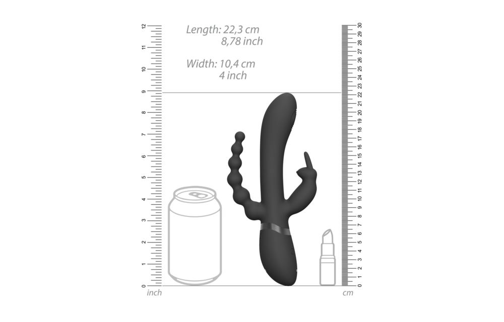 RINI Double Penetration Rabbit – Leise, leistungsstark und wasserdicht