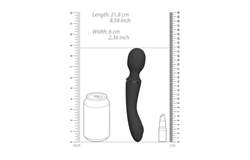 Nami - Pulse Wave  Vibrating Wand - Black