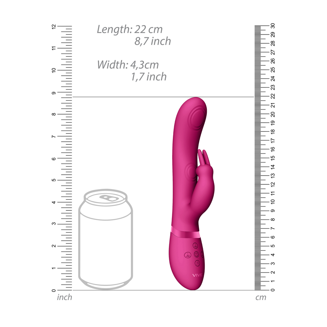 May – Luxe vibrator met Pulsatie – Roze