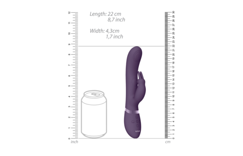 May – Luxe vibrator met Pulsatie – Paars