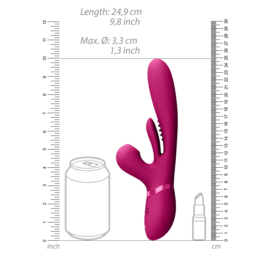 Kura G-Spot Vibrator Pink – Thrusting, Pulsing & Fluttering