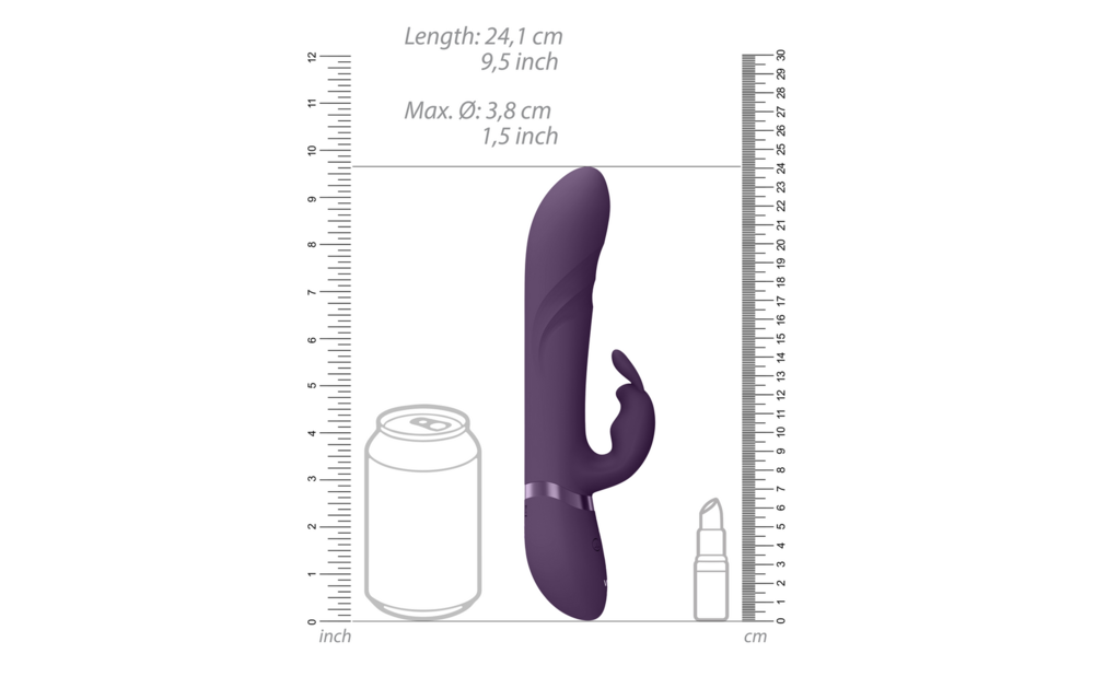 Nari - Vibrierender und rotierender G-Spot Vibrator - Lila