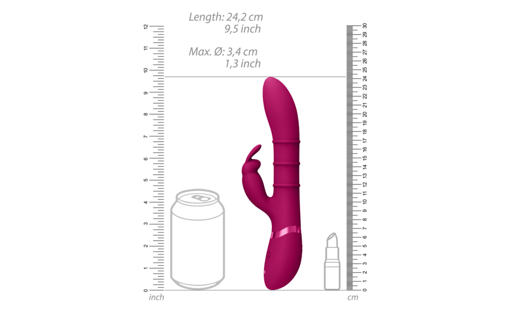 Sora Roze Vibrator - Luxe VIVE G-spot Ringen & Rabbit