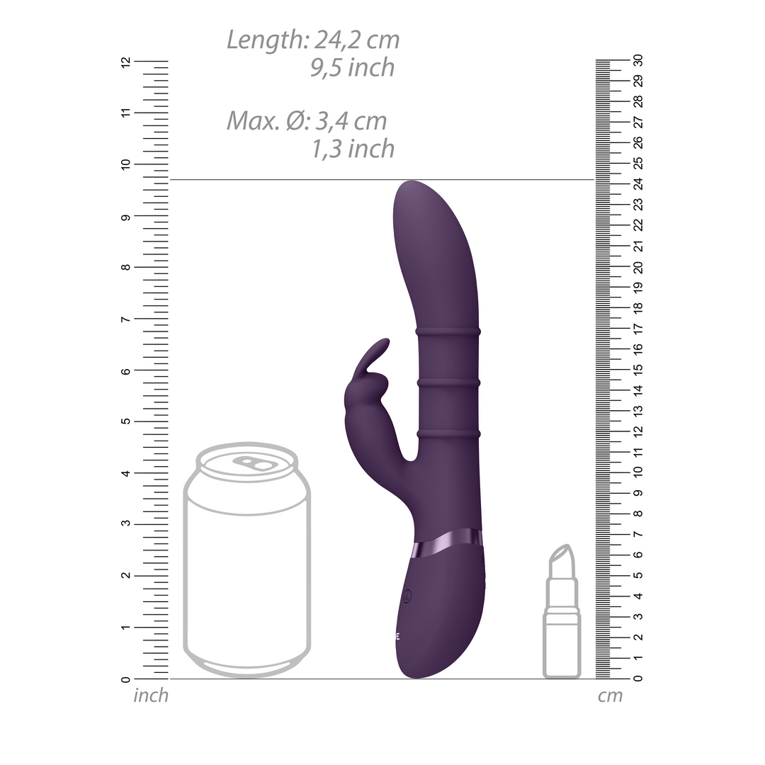 Sora - Stimulerende Ringen Vibrator – Paars