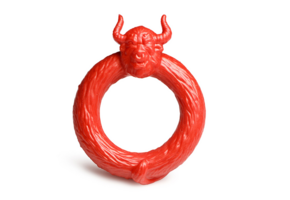 Beast Mode Silikonring 8,9 cm Rot – Komfort & Kraft