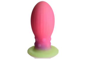 Xeno Ei 13,3 cm – Leuchtendes Silikon-Ei Rosa & Glow