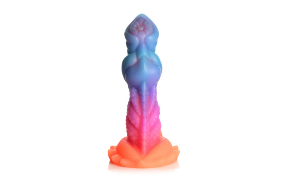 Aqua Cock 19.3 cm - Luminous Silicone Dildo Glow-in-Dark