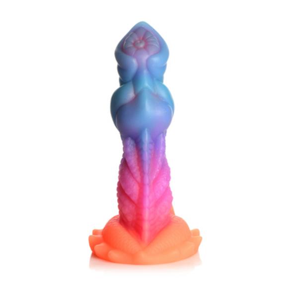 Aqua Cock 19.3 cm - Luminous Silicone Dildo Glow-in-Dark