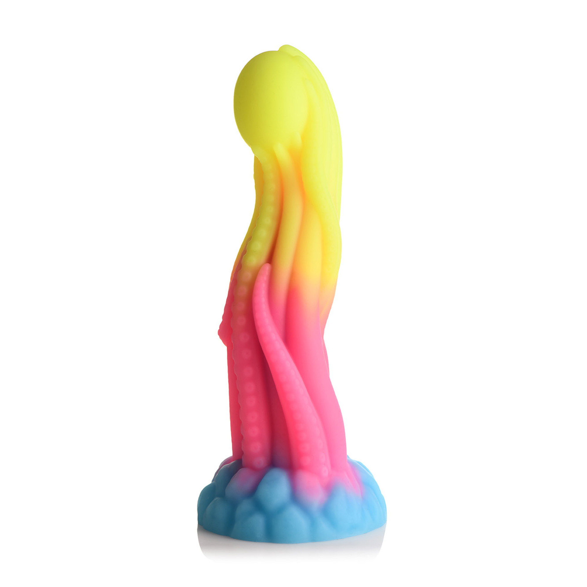 Tenta Glow 21,6 cm - Glow-in-the-Dark Siliconen Dildo