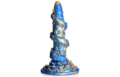 Kraken Silicone Dildo - Blue