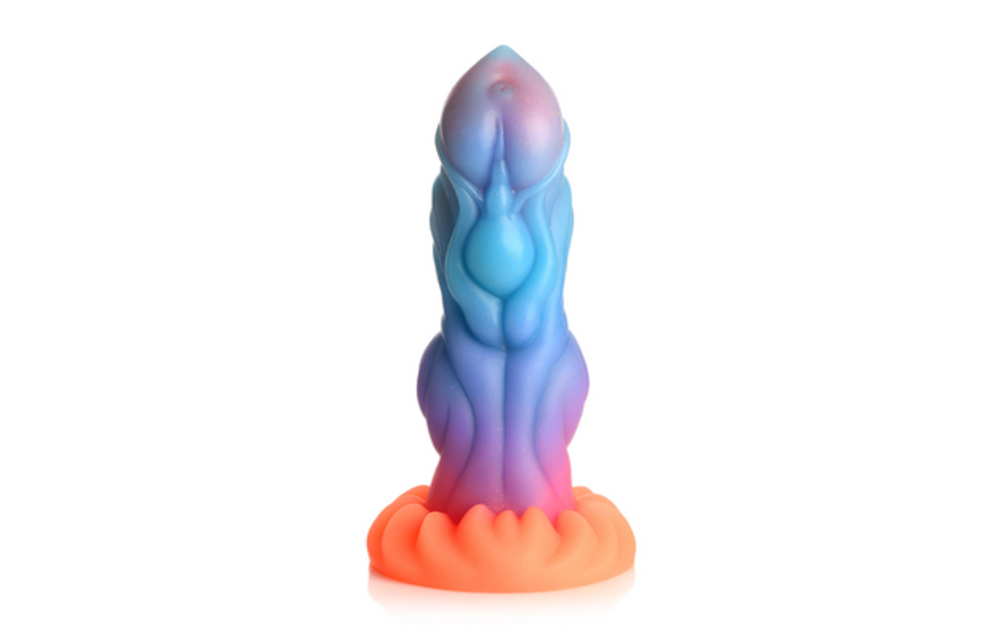 Alien Invader 20.3 cm - Glow-in-the-Dark Silicone Dildo
