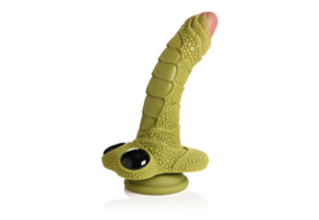 Sumpfmonster Schuppen-Silikon-Dildo - Schwarz
