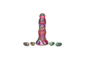 Larve - Siliconen eierstok dildo met eieren