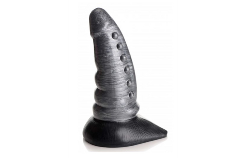 Beestachtig - Taps toelopende Bumpy Siliconen Dildo