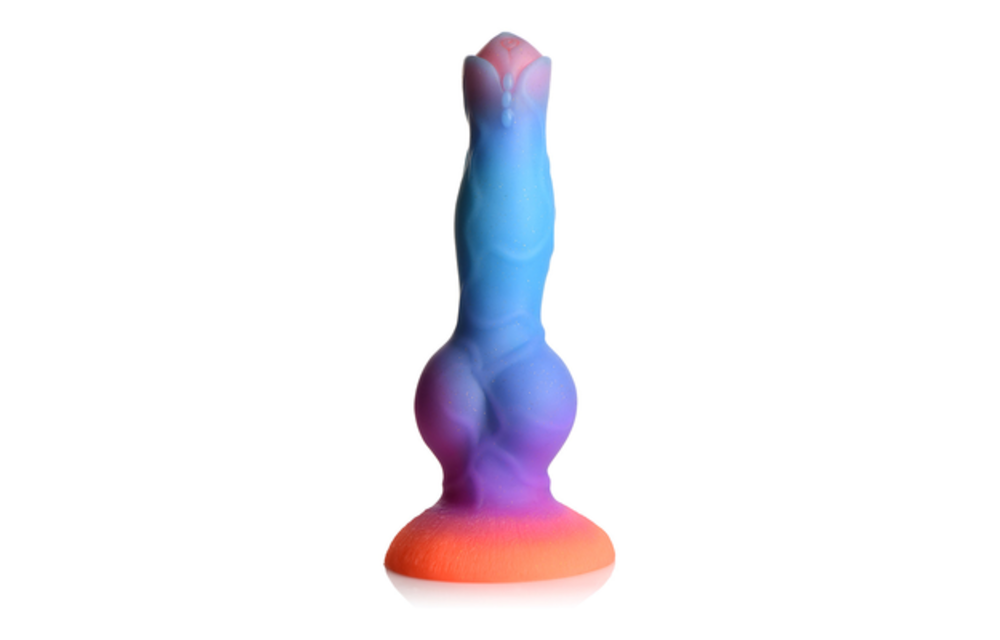 Space Cock Glow In The Dark Alien Dildo 21.6 cm – Silicone