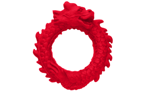 Opkomst Van De Draak 7 cm - Rood Siliconen Penisring