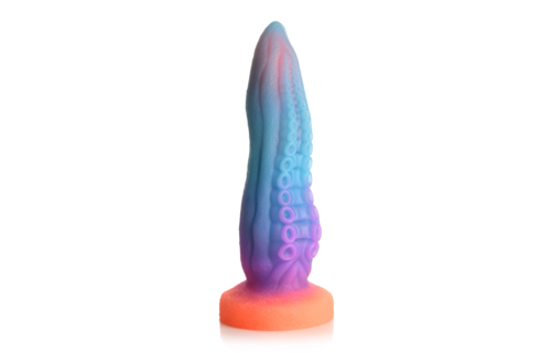 Tenta-Cock 25,4 cm - Siliconen Glow-in-the-Dark Dildo