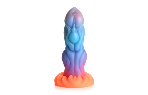 Alien Invader 20.3 cm - Glow-in-the-Dark Silicone Dildo