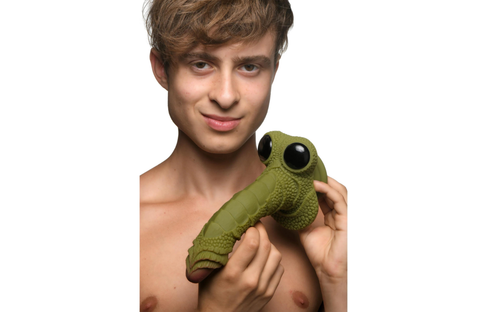 Sumpfmonster geschuppter Silikon-Dildo 24 cm – intensives Vergnügen