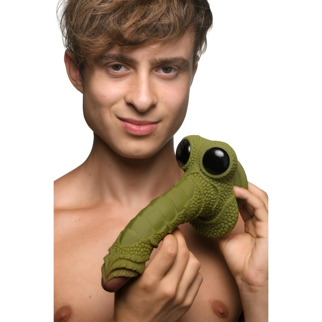 Swamp Monster Scaled Silicone Dildo 24 cm – Intense Pleasure