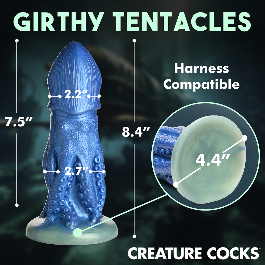 Cocktopus Octopus 21,5 cm – Blauer Silikondildo XL