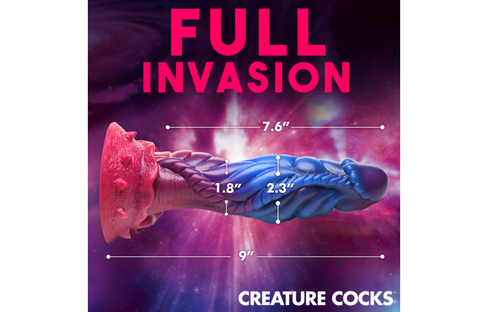 Intruder Silicone Dildo Purple 23 cm – Cosmic & Unique