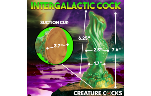 Nebel - Alien Silikon Dildo - Grün