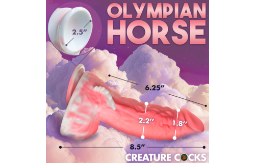 Pegasus - Piemel gevleugelde Siliconen Dildo - Roze