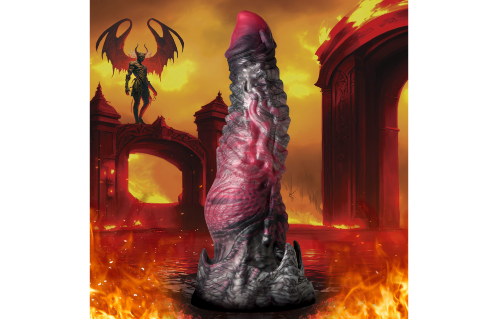 Hades - Siliconen Dildo - Medium