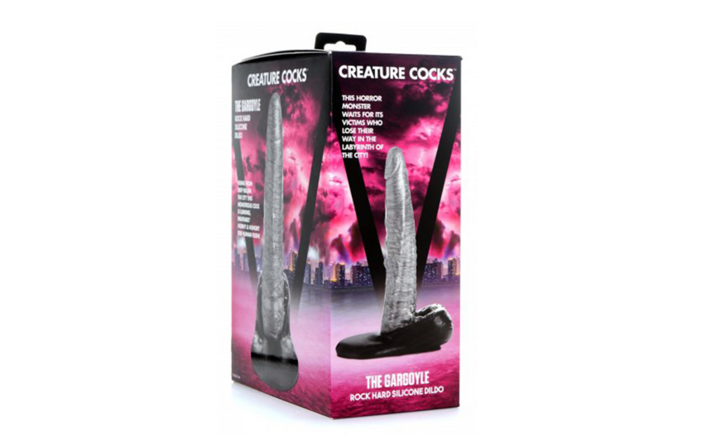 Der Wasserspeier Der Gargoyle – Harter Silikondildo 23,6 cm