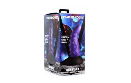 Orion Invader Dildo 18.4 cm | Silicone Alien with Veins