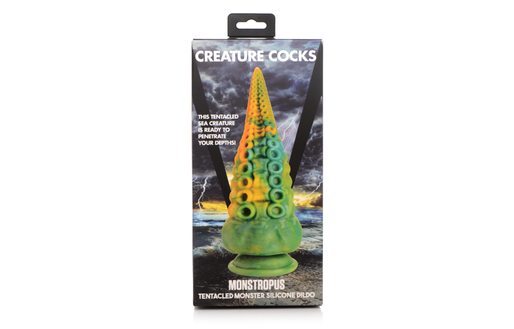 Monstropus 21,6 cm – Tentacled Monster Silikon-Dildo