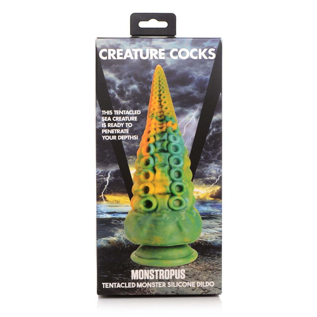 Monstropus 21,6 cm – Tentacled Monster Silikon-Dildo