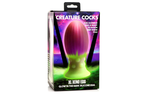 Xeno Egg - Glow in the Dark - Silicone Egg - XL - Pink