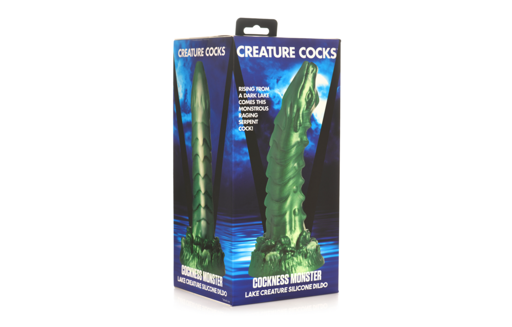 Cockness Monster Silikondildo Grün 21 cm | XR Brands