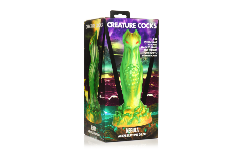 Nevel - Buitenaardse Siliconen Dildo - Groen