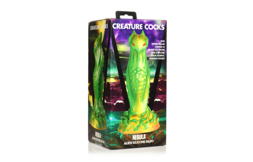 Nevel - Buitenaardse Siliconen Dildo - Groen