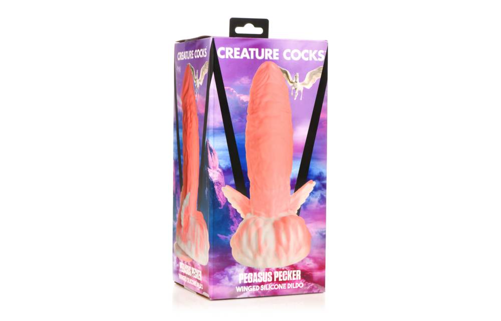 Pegasus Siliconen Dildo Roze 9,5 cm - Uniek & Gedurfd