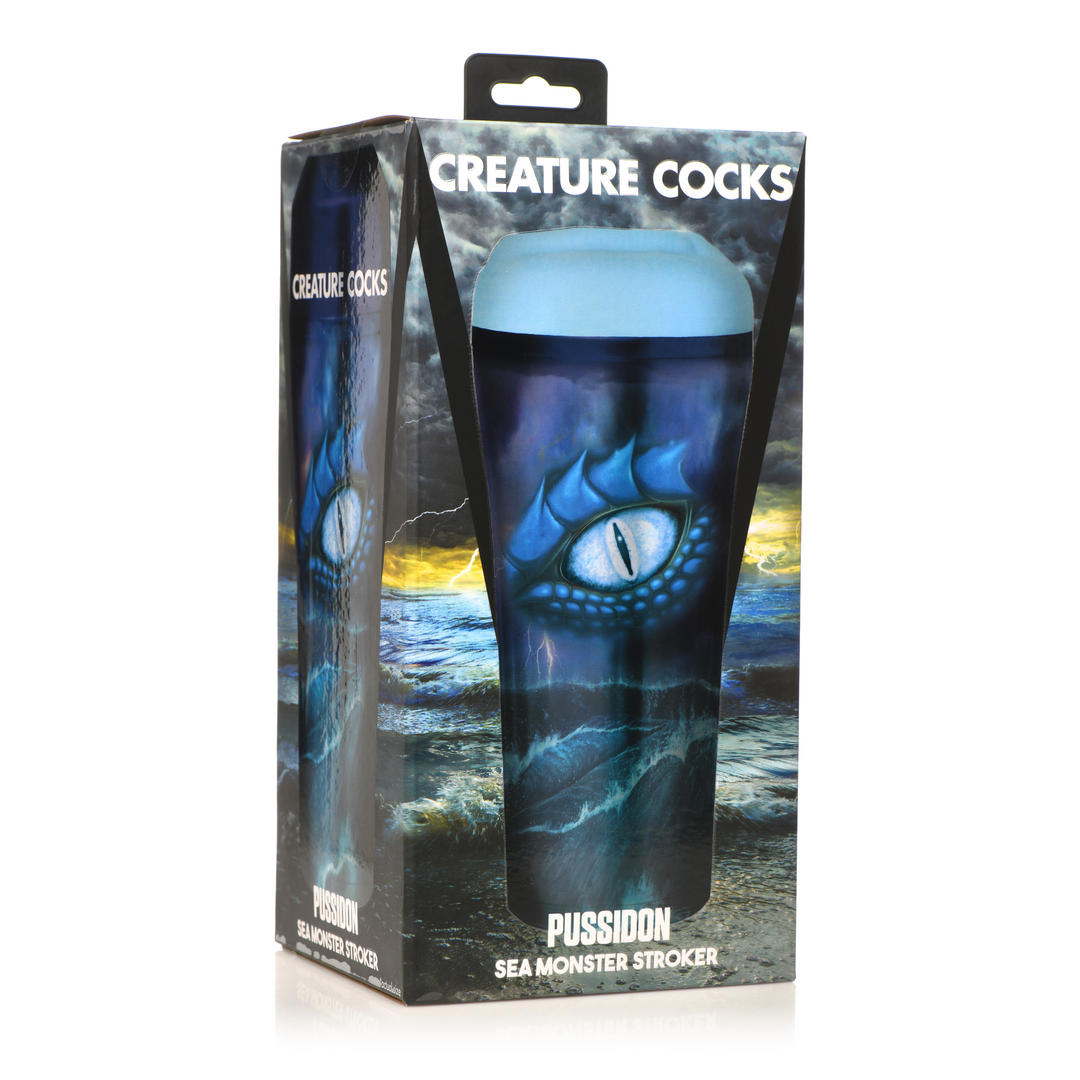 Pussidon Sea Monster Stroker Blue – Ultimate Male Pleasure
