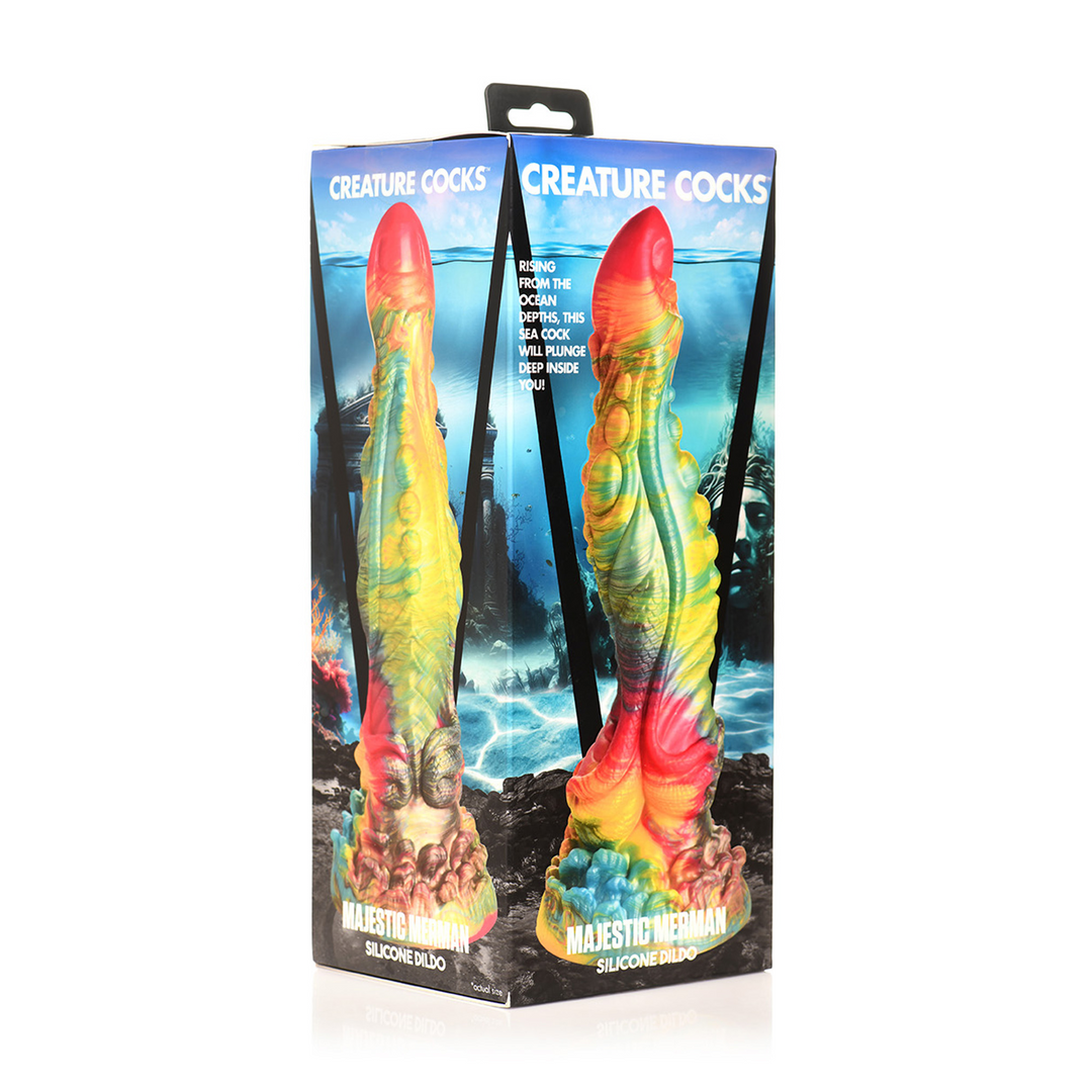 Majestic Merman 25.9 cm - Silicone Dildo | Colourful & Long
