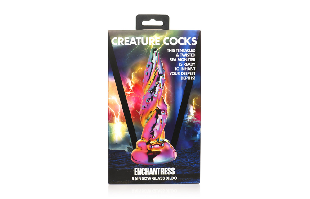 Enchantress Rainbow Glass Dildo Kraken 16 cm | Top quality